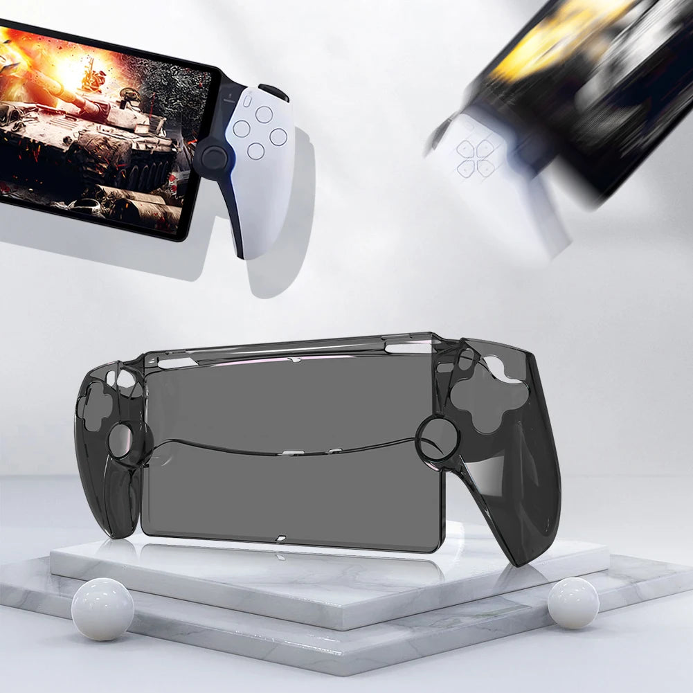 Transparent Protective Shell Case for PS5 Portal Sleeve Skin Anti-Scratch Handheld Game Console Cover for PlayStation 5 Portal