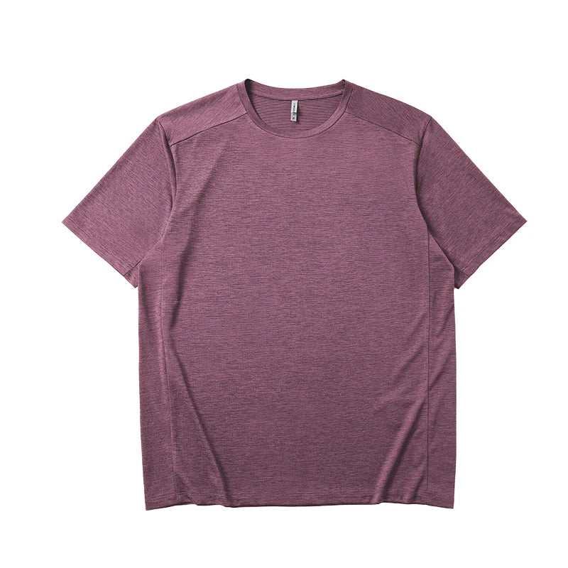2026 New Quick Drying T-shirt for Men's Outdoor Sports, Moisture Wicking and Cool Short Sleeved Top for Summer