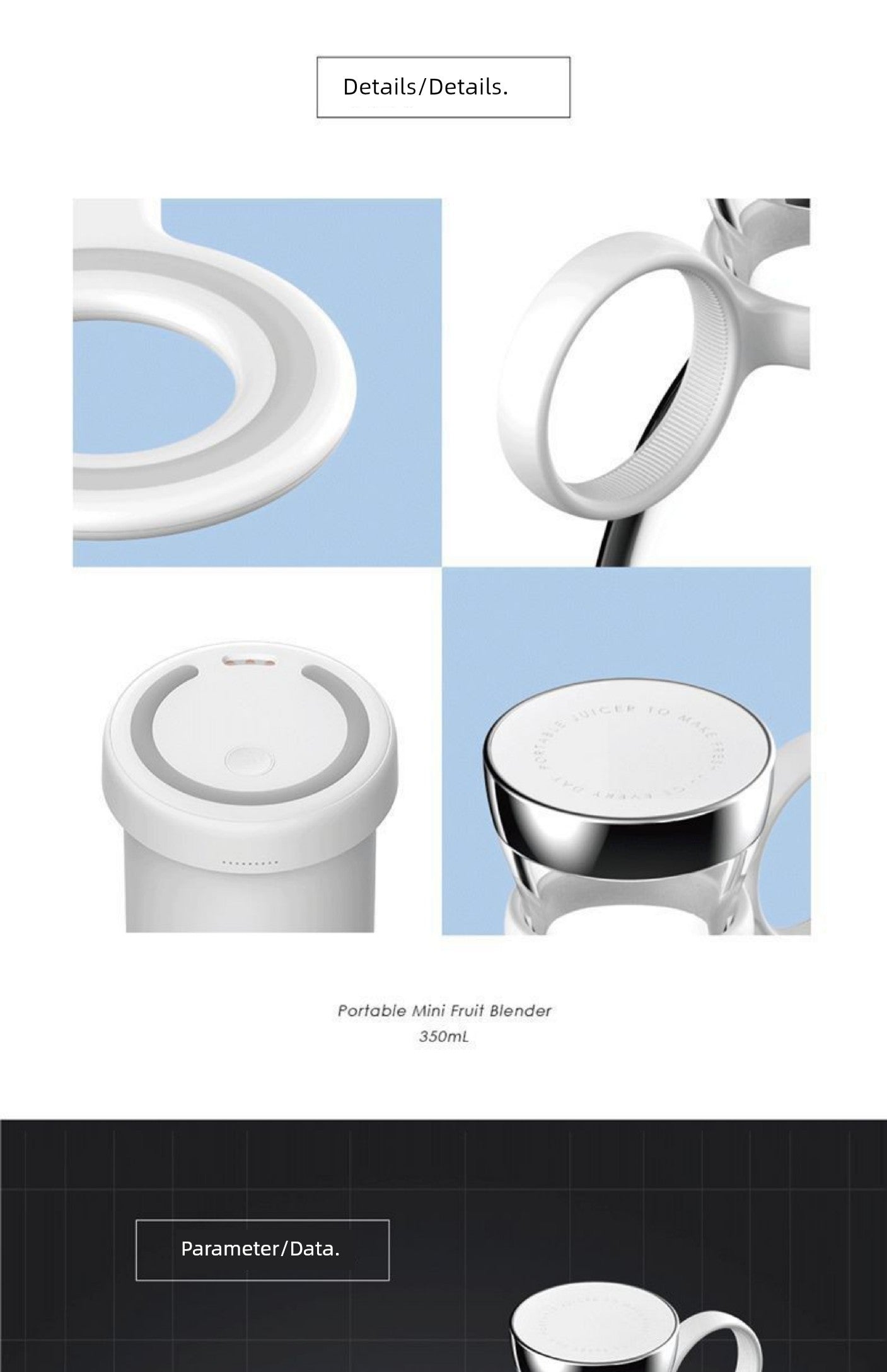 Portable Electric Juicer Cup 110 V220v Neutral US Juicer Canada Fruit Juicer Wireless USB