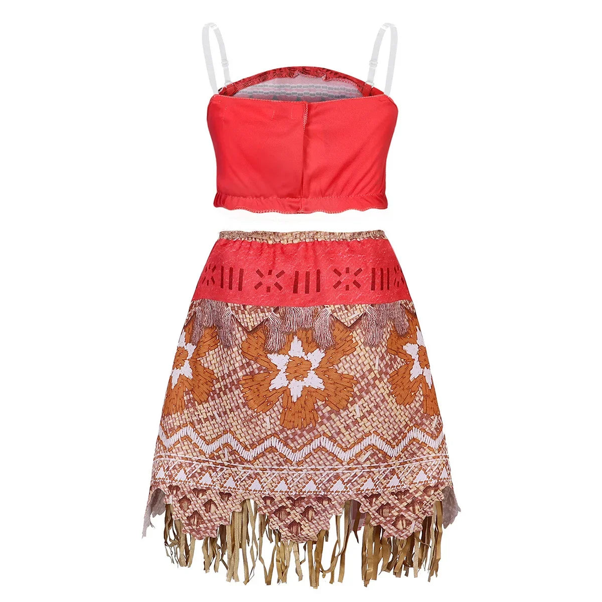 Children Cosplay Dresses Girls Moana Princess Dress for Kid Halloween Maui Vaiana Costume Children Birthday Party Clothes Set