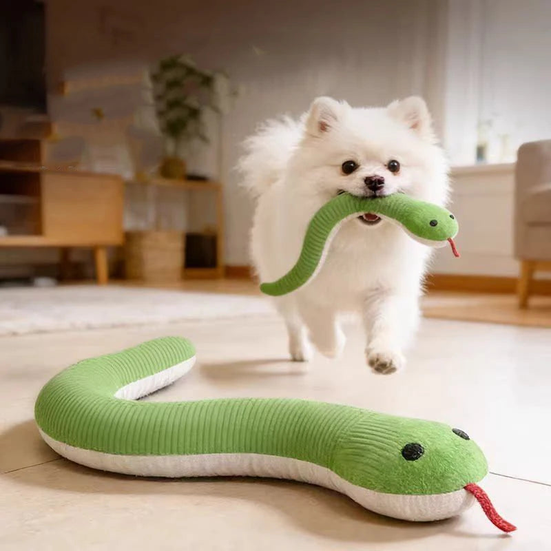 Hot Sale Dog Toy Snake Interactive Toy Kitten Kick Toy Interactive Pet Toy for Indoor Cats 16.5 Inches Pet Supplies