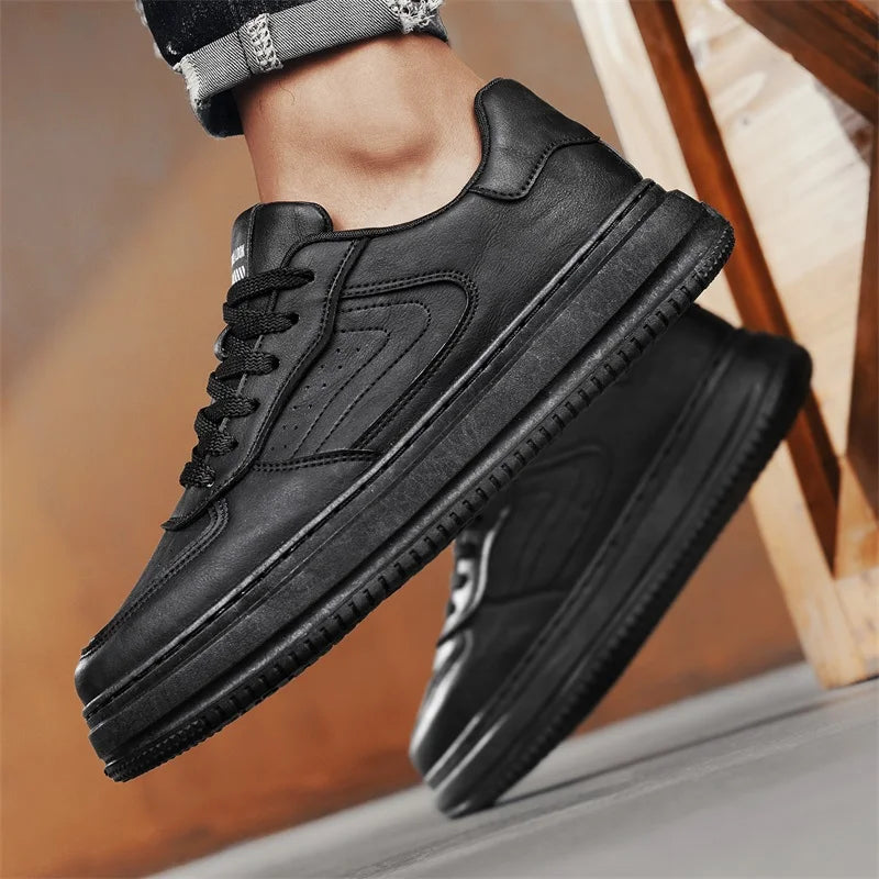 Men's shoes spring and autumn soft-sole non-slip casual shoes fashion Joker outdoor walking shoes youth light sports board shoe