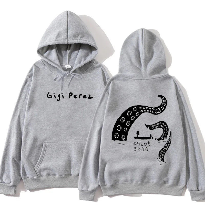 Gigi Perez Merch Sailor Song 2025 Hoodie Men Women Fans Fashion Sweatshirt Novelty Hooded Clothes