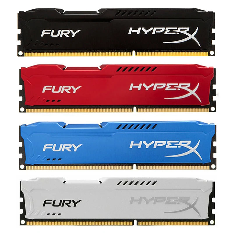 DDR3 Fury Memoria RAM DDR3 8GB 2133MHz 8GB 2400MHz PC3-19200 PC3-17000 Desktop Memory 240Pins DIMM 1.5V DDR3 RAM Memory Module