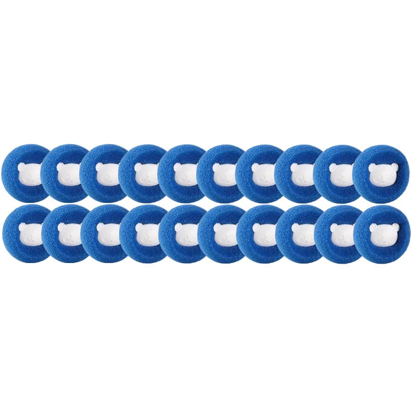 Magic Laundry Ball Kit Reusable Clothes Hair Cleaning Tool Pet Hair Remover Washing Machine Cat Dog Hair Catcher Laundry Ball