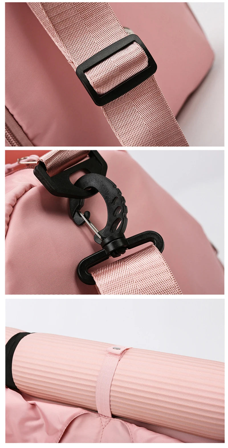 Yoga Mat Bag Gym Fitness Handbags for Women Men Training Sac De Sport Travel Gymtas Nylon Outdoor Sports Tas Sporttas