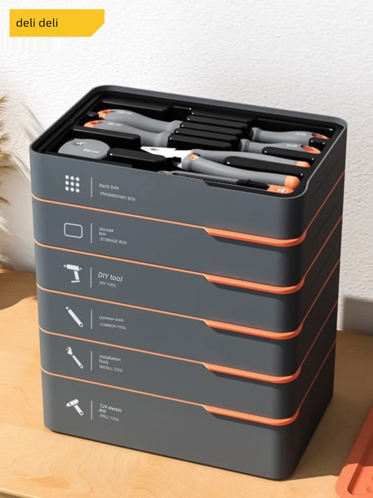 Deli Home Daily For Home Wire Cutter Hammer Lithium Electric Drill Emergency Repair Multifunctional Suit Tool H1001