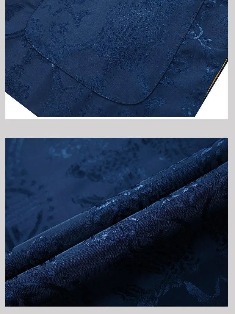 Chinese Style Men's Shirts Kung Fu Coats China New Year Tang Suit Traditional Clothing For Men Jackets Hanfu Men Clothing