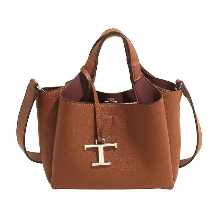 Unique Classic Elegant Diaper Bag: Luxury Crossbody Handbag For Women With Vintage Leather Look And Large Capacity Messenger