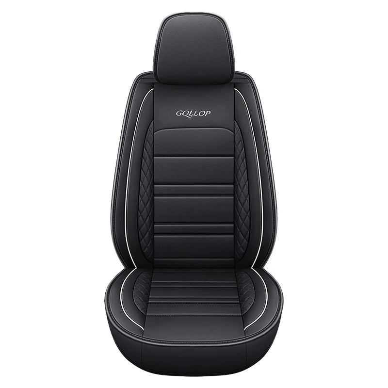 Car Seat Cover For Peugeot 207 206 2008 308 407 307 Sw Cc 205 107 208 Universal Waterproof Leather Auto Accessories
