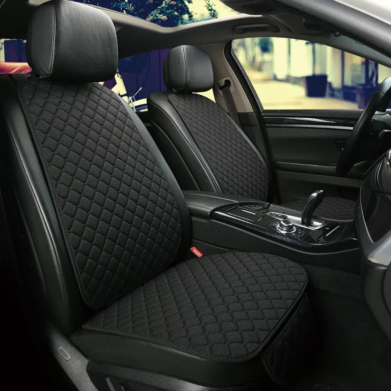 Linen Car Seat Cover Seat Universal Cushion for FORD Fiesta Fusion Mondeo Taurus Mustang Territory Kuga F-150 CAR Accessories