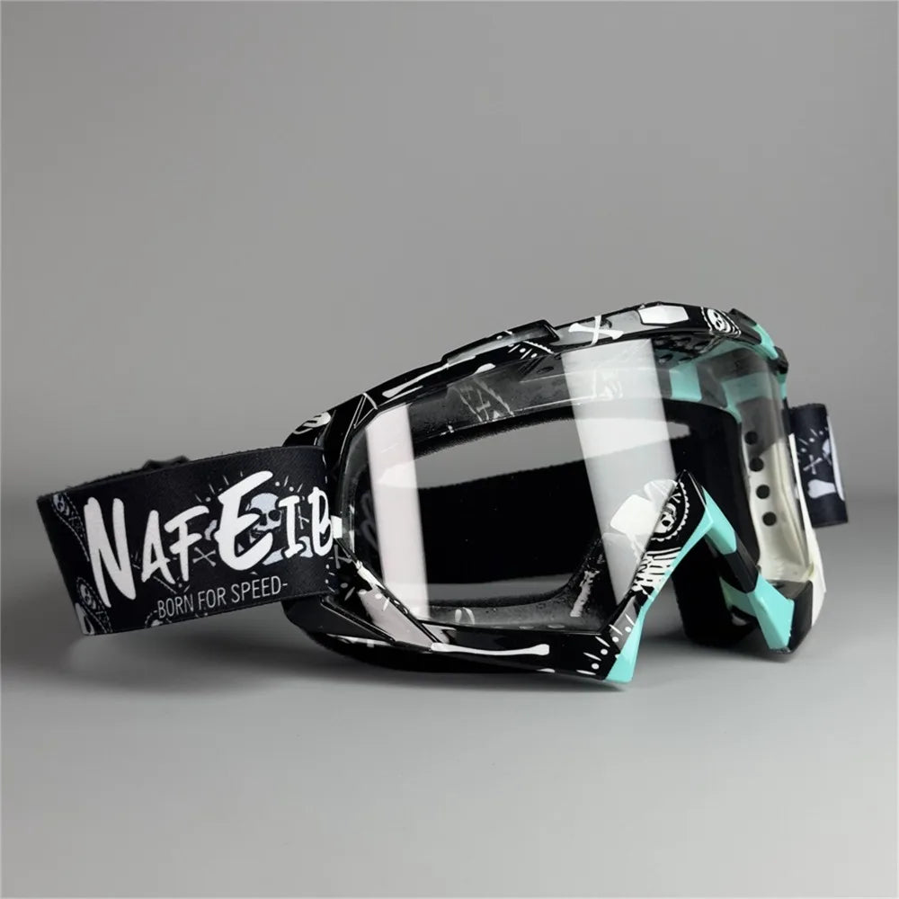 Motocross Dustproof ATV Goggles Mountain Biking MX Riding Ski Glasses UV400 Anti-sand Motorcycle Glasses Men Women