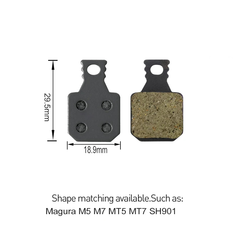 10pairs Bicycle Resin Disc Brake Pads For Magura M5 M7 MT5 MT7 SH901 Parts MTB Mountain BIKE Accessories