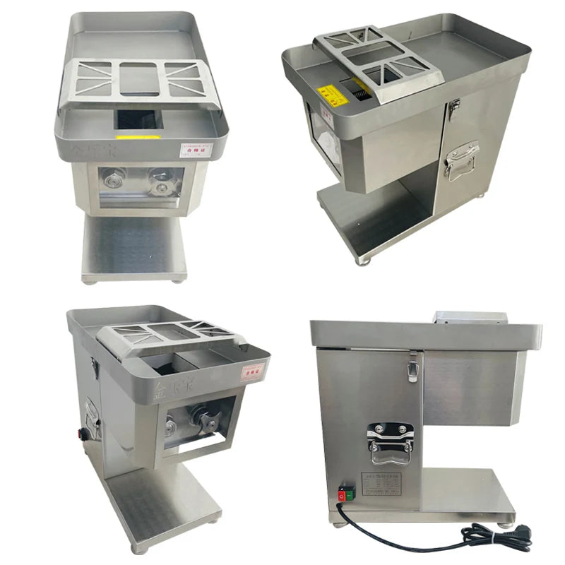 Commercial Meat Slicing Machine Meat Slicer Electric Meat Cutting Machine 1500W Large Power Meat Mincer