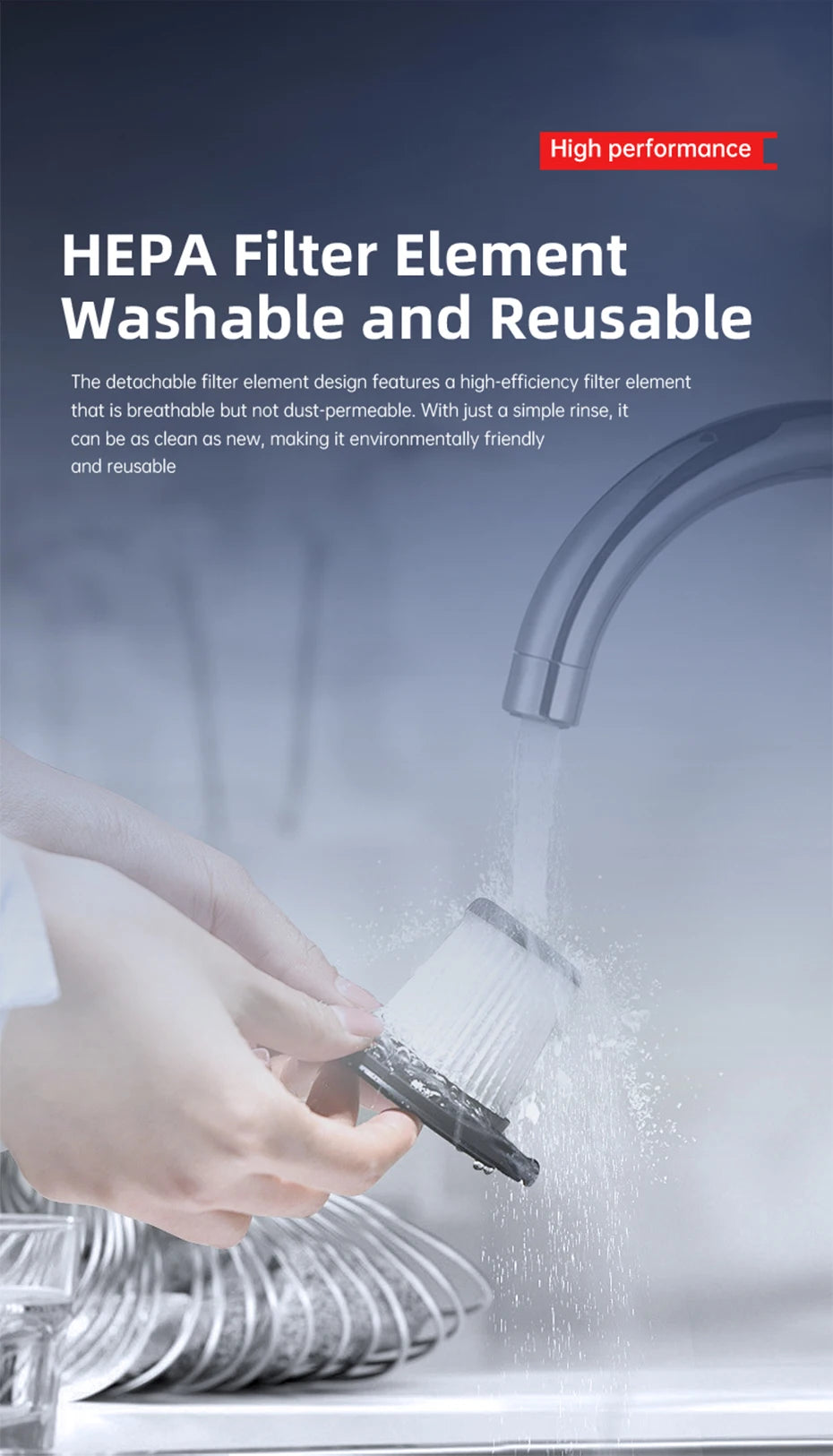 VYVYLABS 15000Pa Strong Suction Car Vacuum Cleaner with Led Lighting Rechargeable Wireless Cleaner Handheld Mini Car Cleaning