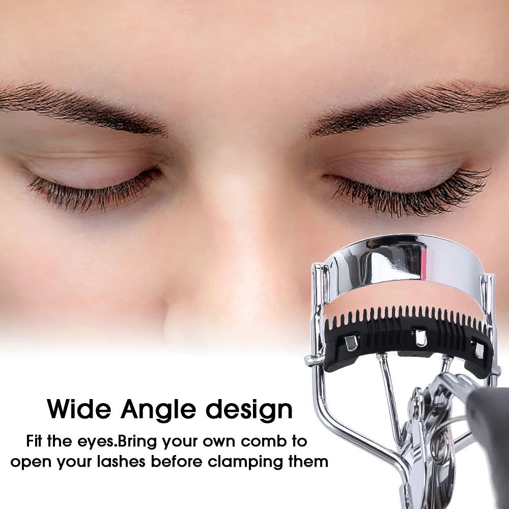 Comb Eyelash Curler Portable Professional Eye Lash Curle with Combs Tweezers Curling Lashes Clip Cosmetic Eyes Beauty Tools