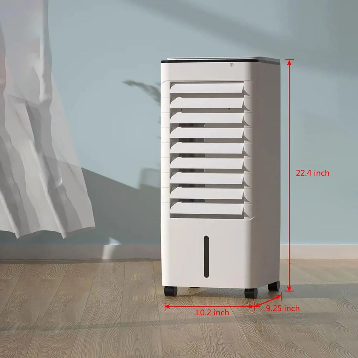 220V Floor Standing Air Cooler Portable Cooling Fan Humidifier with Ice Box Timer Remote Control For Home Office Bedroom