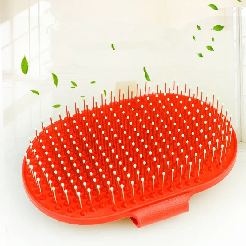Pet Dog Cat Bath Brush Comb Rubber Glove Hair Fur Grooming Massaging Massage Pin Pet Shower Dog Brush Pets Supplies