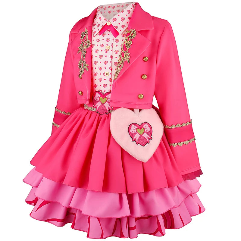 2026 New Halloween Cosplay Kids Mal Cosplay Costume Girls Evie Children Fantasia Carnival Clothes With Socks Birthday Party Hall