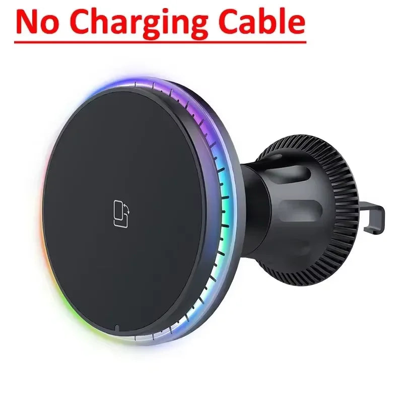 15W Fast Charging Strong Magnetic Phone Holder for Car, Wireless Car Charger Compatible for iPhone 16 Pro Max 15 14 13 12
