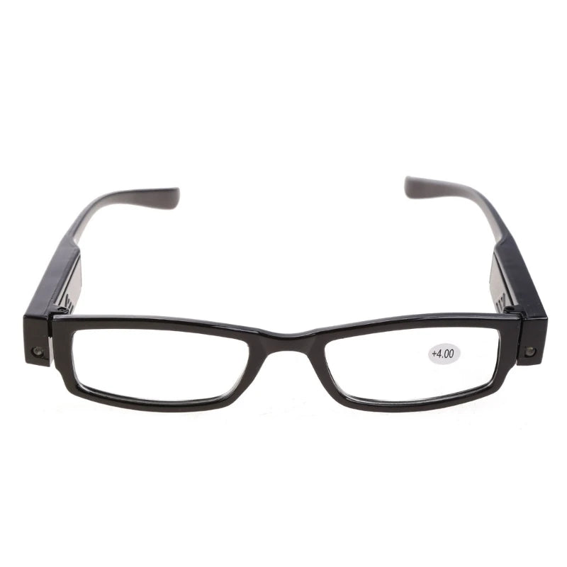 Multi Strength LED Reading Glasses Eyeglass Spectacle Diopter Magnifier Light UP New Drop Shipping