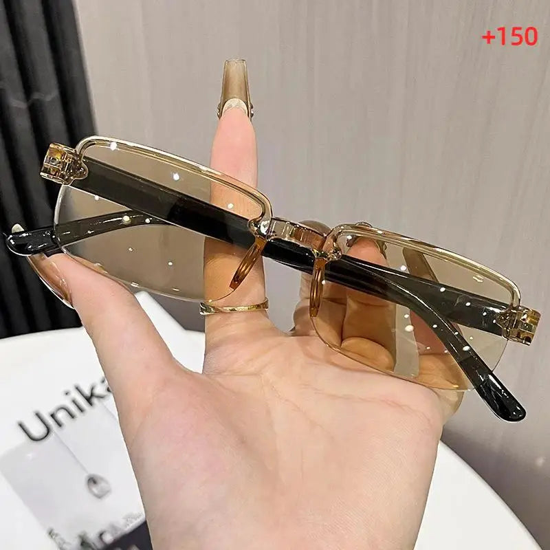 Smart Zoom Reading Glasses Anti Blue Light Impact Resistant Lens Presbyopia Eyeglasses for Men Outdoor Working Reading Use