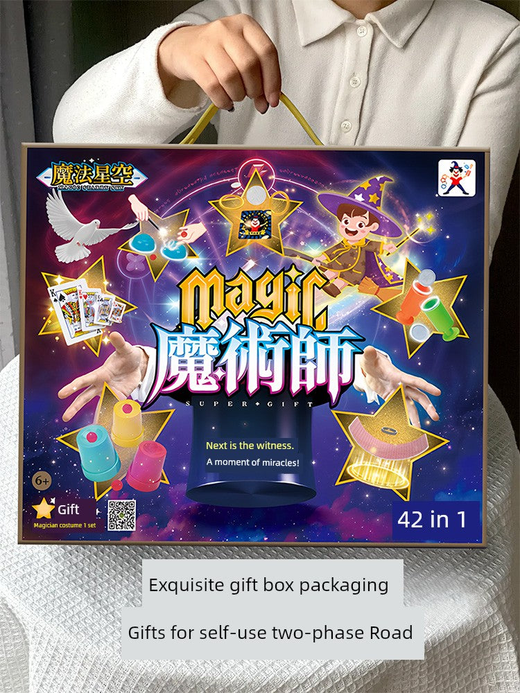 2025 Boy's Toy Hot Online Red Girl Magic Props 7 Children's Birthday Gifts Primary School Students over 6 Years Old