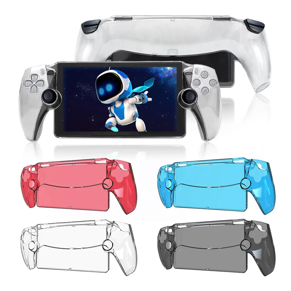 Transparent Protective Shell Case for PS5 Portal Sleeve Skin Anti-Scratch Handheld Game Console Cover for PlayStation 5 Portal