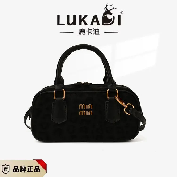 Women's Square Leather Satchel Handbag | Tote Shoulder Crossbody Purse & Diaper Bag