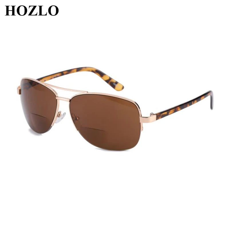 Bifocal Pilot Reading Glasses for Women Men | See Near & Far | Farsighted Sunglasses