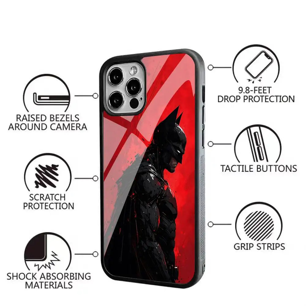 Cool-B-Batman-S Classic Armadura De For Magsafe Funda De Carga Inalámbrica Magnética Para For IPhone 11 12 13 14 15 16 17 Pro