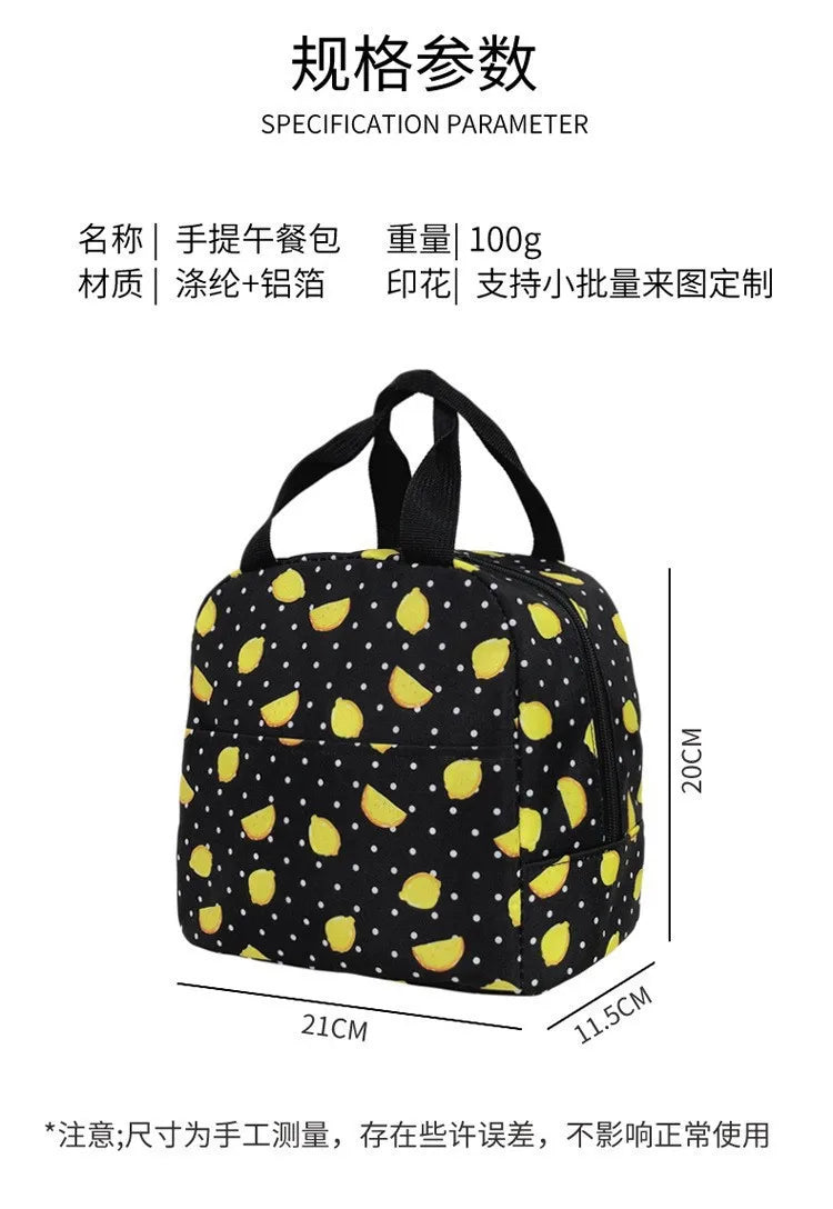 Demon Slayer Backpack Anime Print Large capacity School Bag 3 Piece Set Lunch Bag Pencil Case Tanjirou Nezuko Boy Girl Student