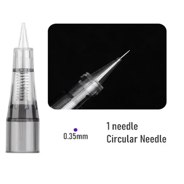 20PC Tattoo Needles Microblading Cartridge  Disposable Safety Sterilized For Micropigmentation Eyebrow Tattoo Accessori