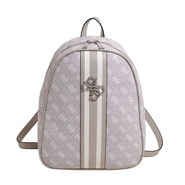 Luxury large capacity outdoor travel handbag, modern trendy women's backpack, classic design zipper shoulder bag