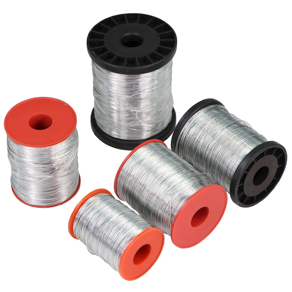 0.4mm 0.55mm 250G 500G 1000G Stainless Steel Bee Wire Iron Hive for Beehive Foundation Frame Beekeeping Equipment Beekeeper Tool