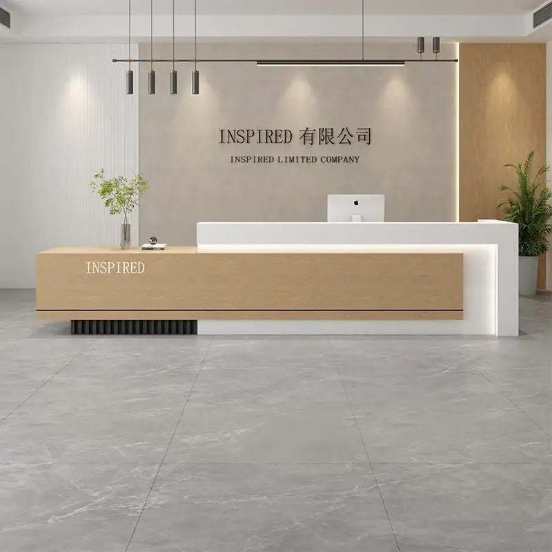 Luxury Reception Desks Modern Display Decorations Reception Desk Accessories Escritorio De Recepcion Commercial Furniture