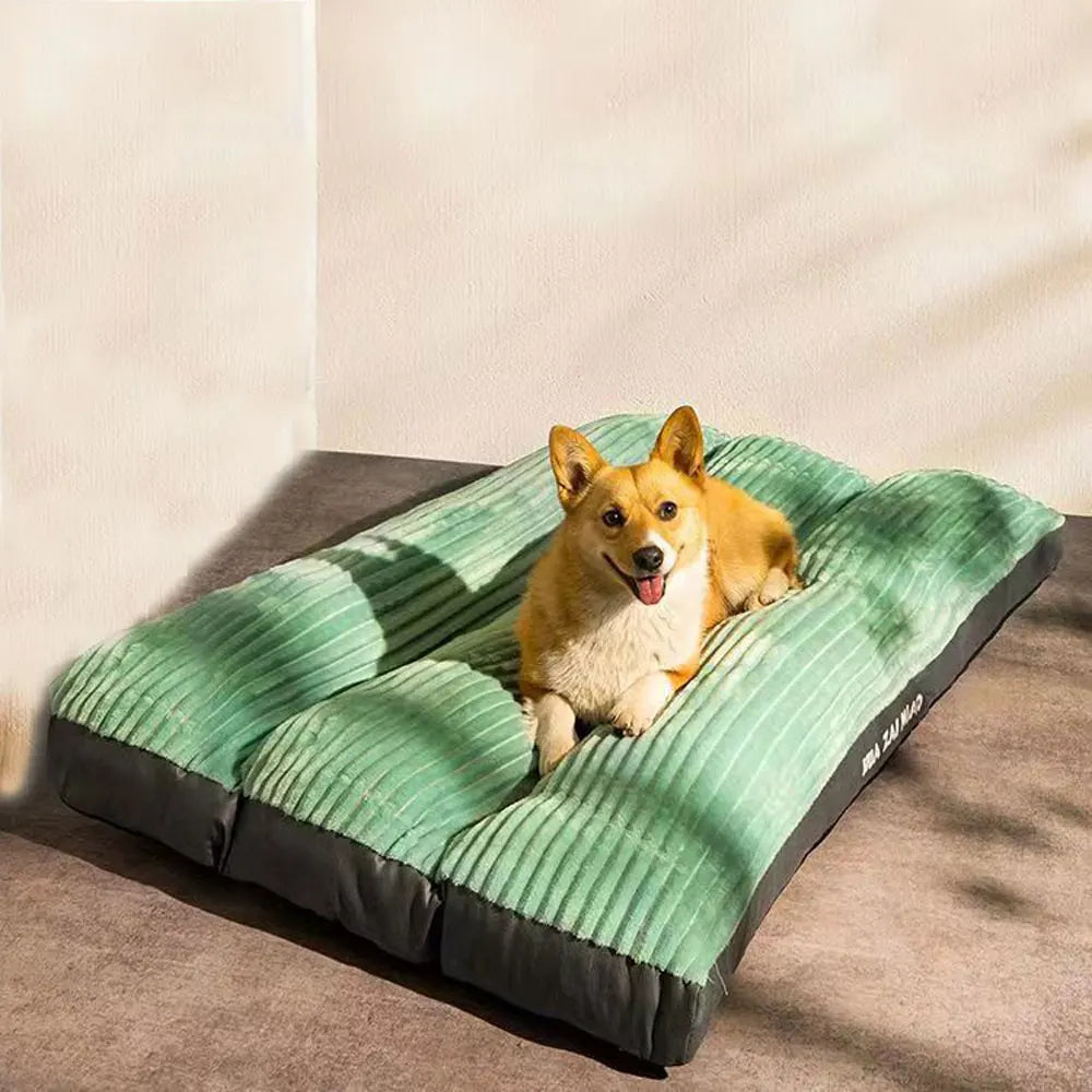 XXL Dog Bed Kennel Extra Thickened Deluxe Dog Bed Kennel - Pet Bed, Anti-bite, Anti-dirt, Soft and Comfortable, Four-season Use,