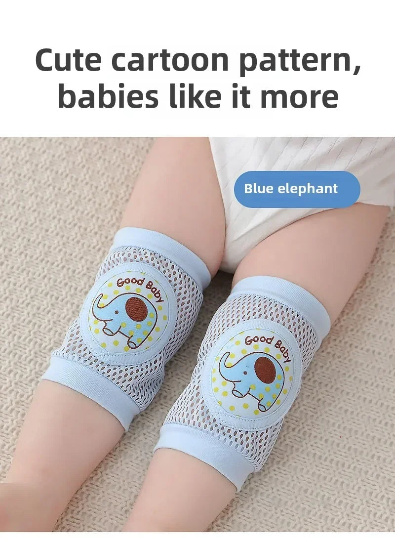 Baby Knee Pads Thin Summer Infant Crawling Protector Anti-fall Toddler Learning To Walk Knee Sleeve for Newborn Crawling Elbow