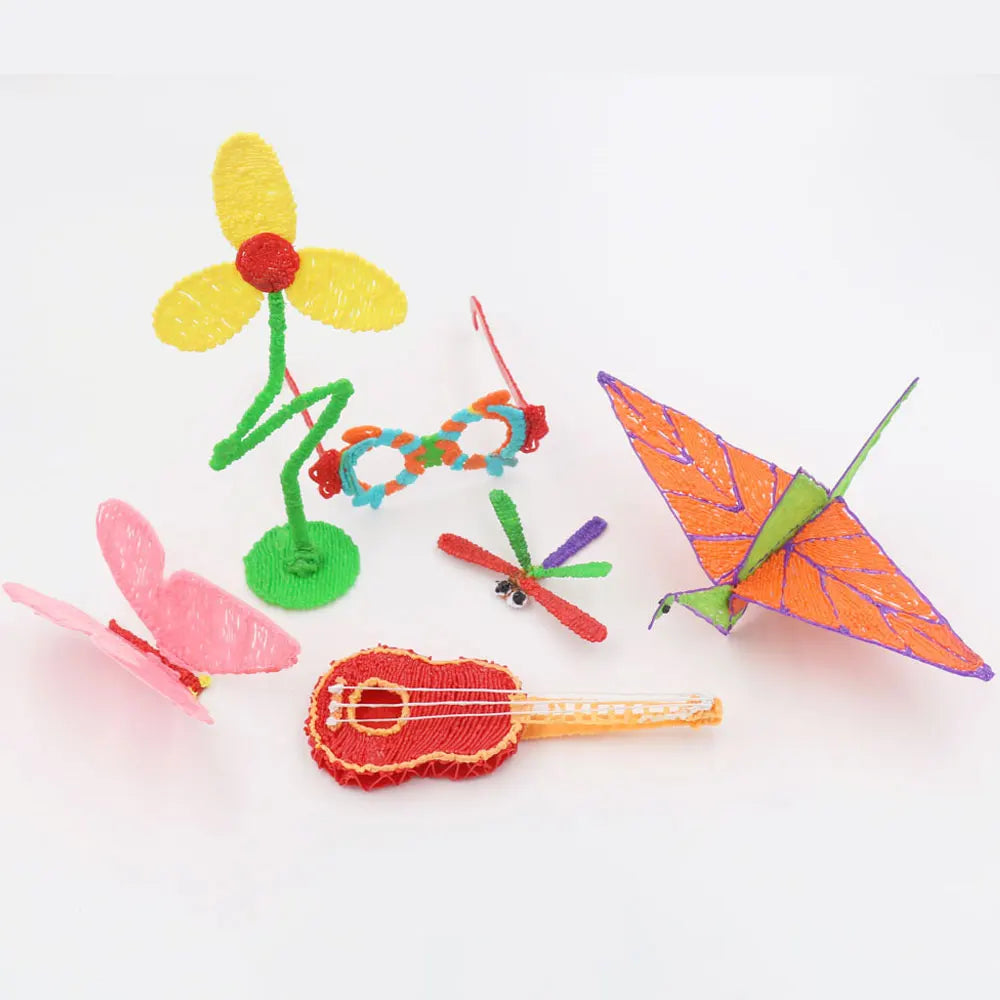 Surprising Children's 3D Printing Pen Set with LCD Display,Power adapter,Travel Case,PLA Filament,Kids Birthday Christmas Gift