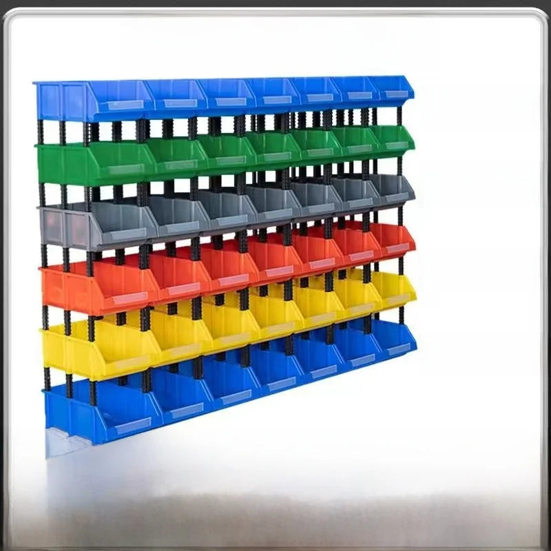 Large Size Combination Hardware Screw Storage Box Plastic Parts Box egory Material Box with Column Slanted Mouth Der Sle