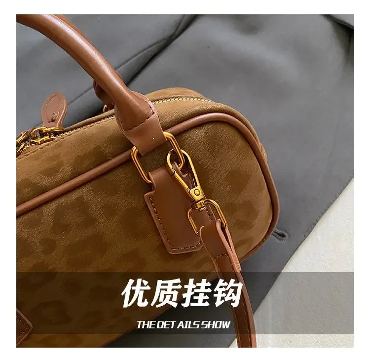 Women's Square Leather Satchel Handbag | Tote Shoulder Crossbody Purse & Diaper Bag