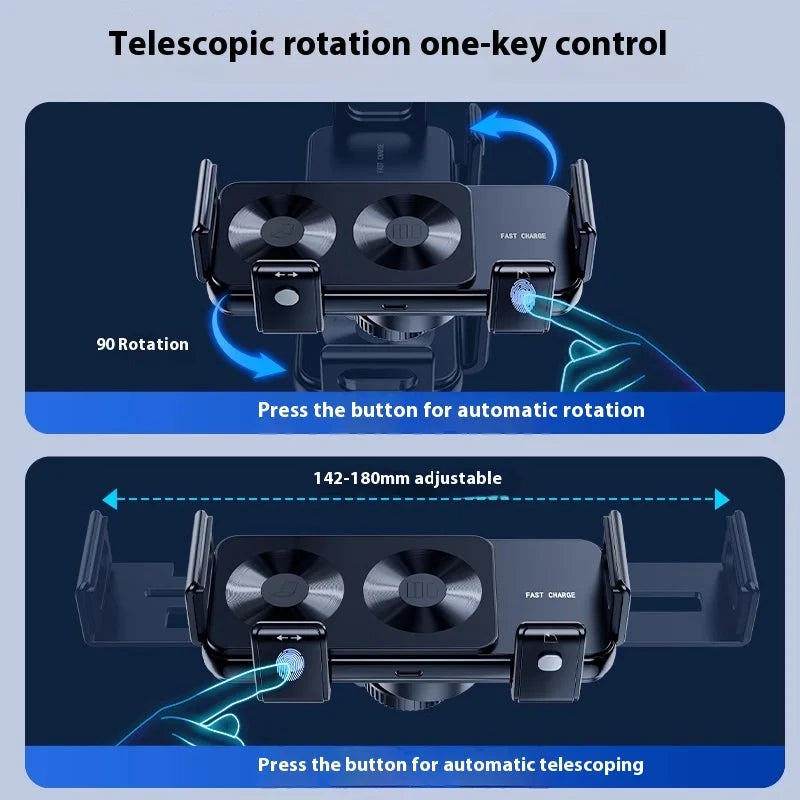 Eary 15W Wireless Car Charger for Huawei Mate XT Ultimate Car Phone Holder Mount Air Vent & Dashboard Fast Charging Accessories