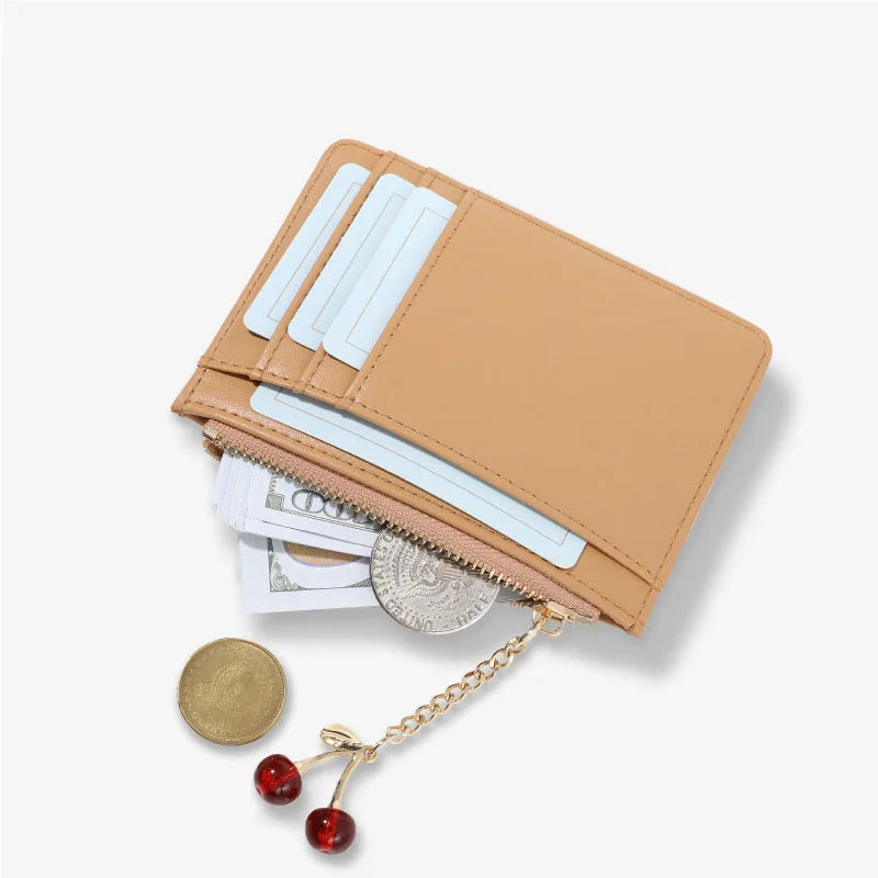 Luxury Design Wallets for Women Multi-Function Card Holder PU Leather Female Small Card Bag Short Women's Purse