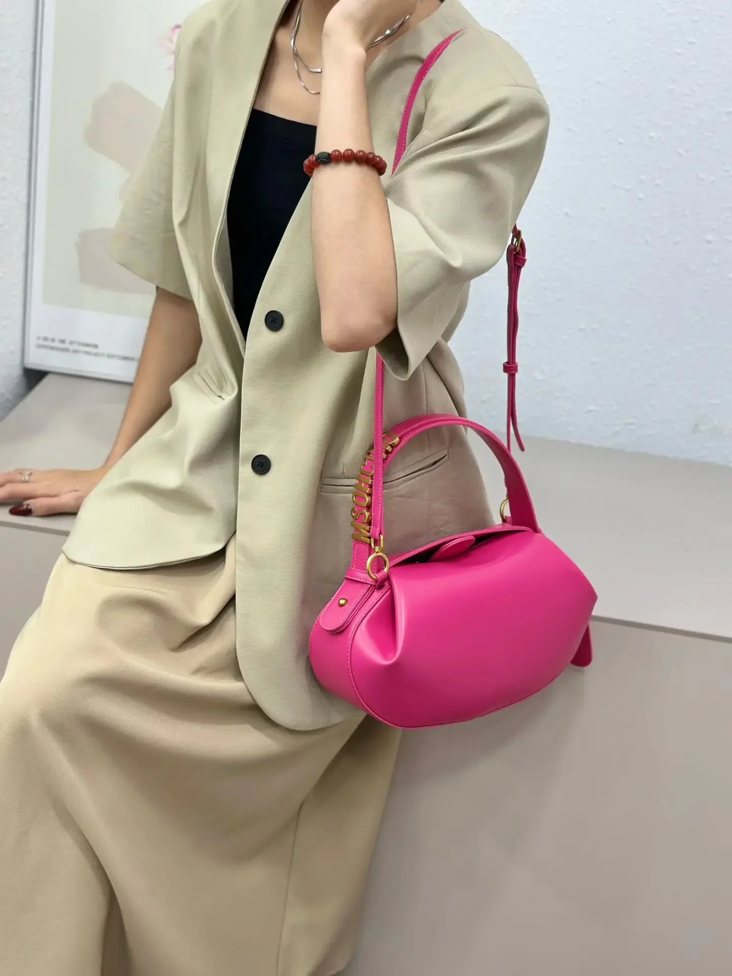 Large Capacity Diaper Bag Women Tote Handbag Shoulder Crossbody Vintage Simple Leather Commuter Luxury