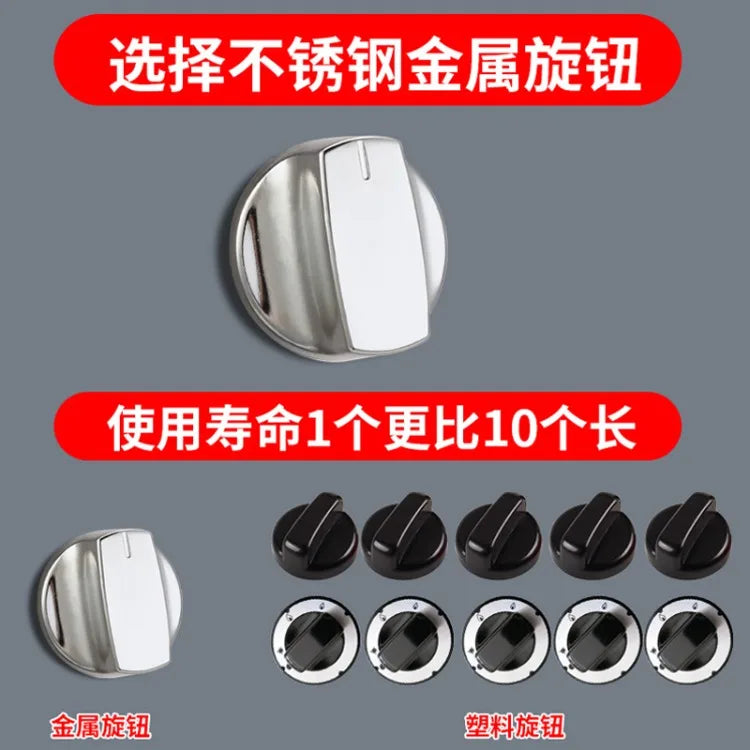 Single Double Burner Stainless Steel Gas Stove High Pressure LPG Commercial Home Cooking IAA