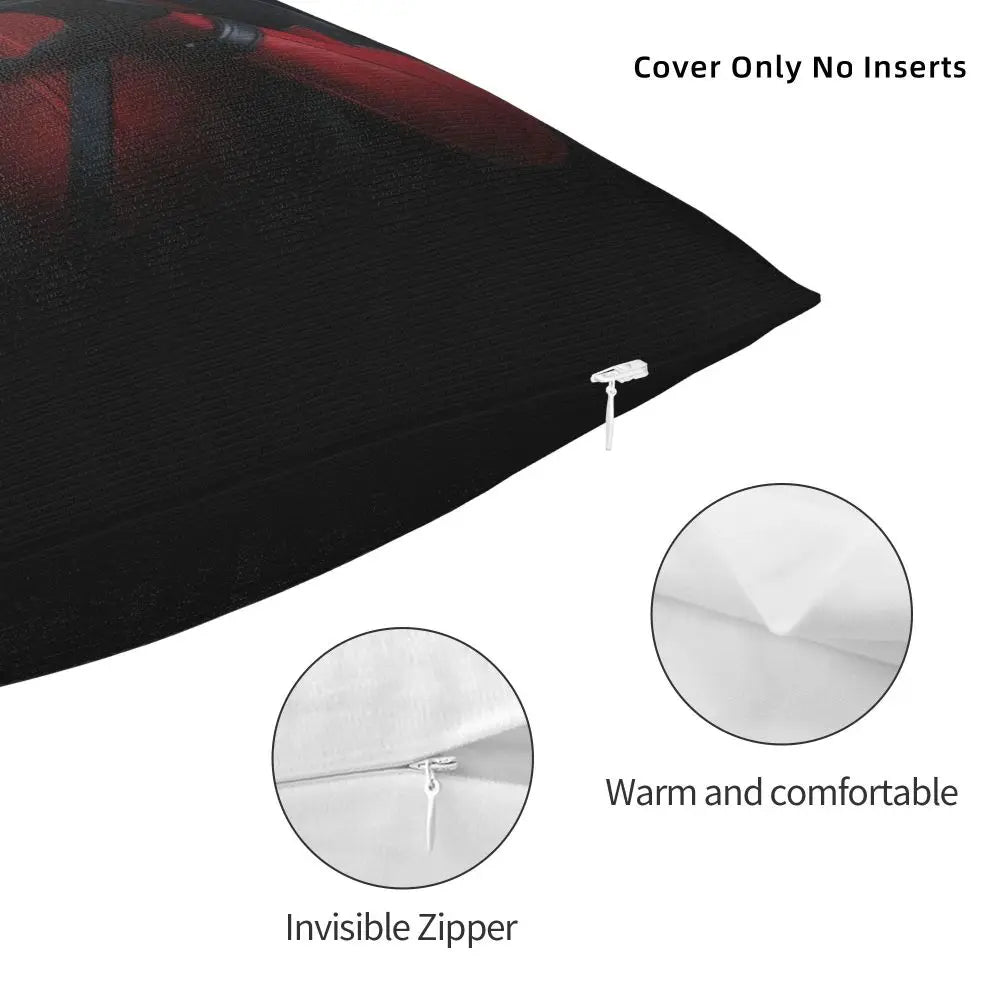 Custom Deadpool Wolverine Cartoon Manga Cushion Cover Soft Cute Pillows