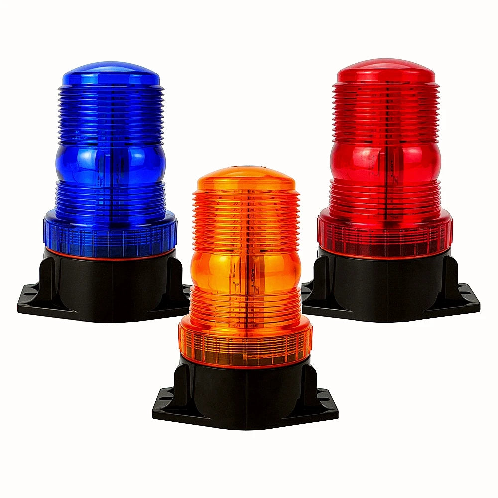 Yellow LED Strobe Lights for Forklift Golf Car Trucks Tractor Roof Warning Signal Flasher Lamp Emergency Flashing Safety Beacon