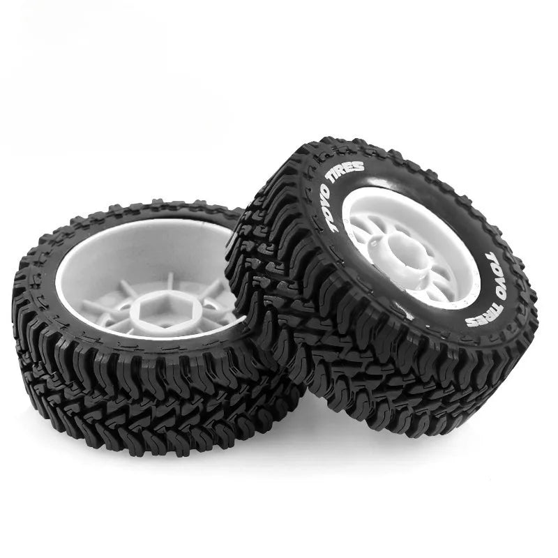 FOR 1/14 1/16 Racing Truck Tires Rubber Tyres 12mm Hex for RC Car ARRMA MOJAVE HPI HSP Tamiya MJX 14211 HBX 3100a Q130c SCYWltoy