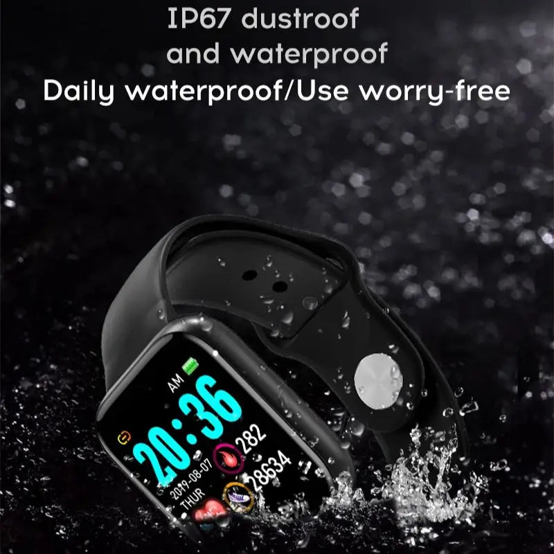 Smart Watches For Women Men Bluetooth Connect Phone Player Music Control Fitness Heart Rate Monitor Sport Bracelet Digital