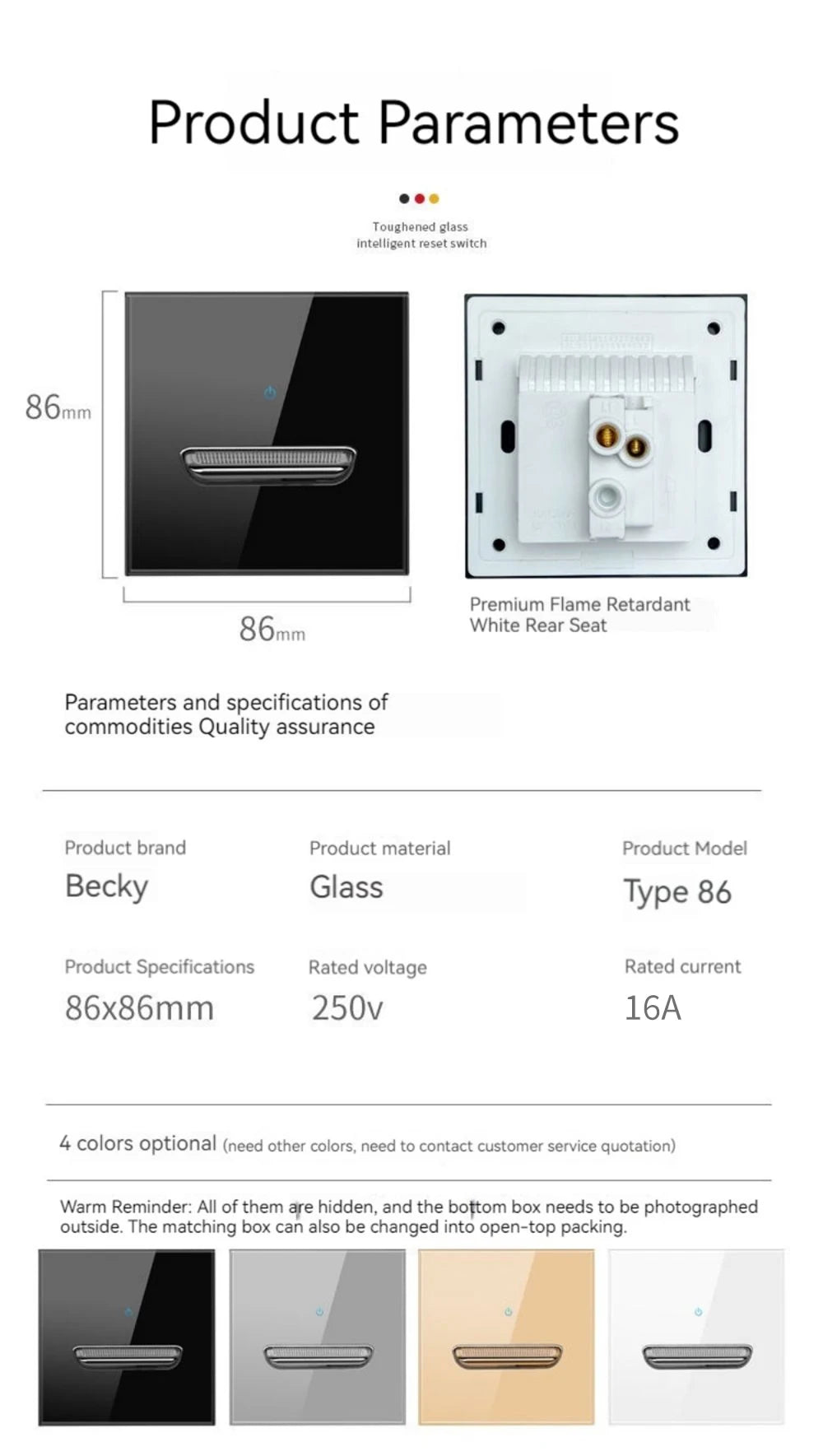 Glass Panel Wall Switch LED European 16a Socket Retro Toggle Light Switch EU UK Standard 2way Socket 1-4gang USB Home Decoration